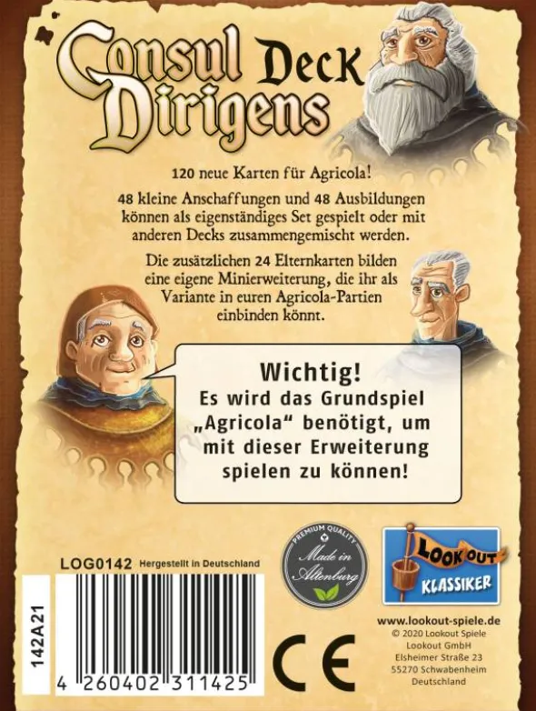 Agricola: Consul Dirigens (Erw.)