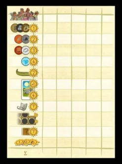 Altiplano: Wertungsblock Der Reisende (Erw.)
