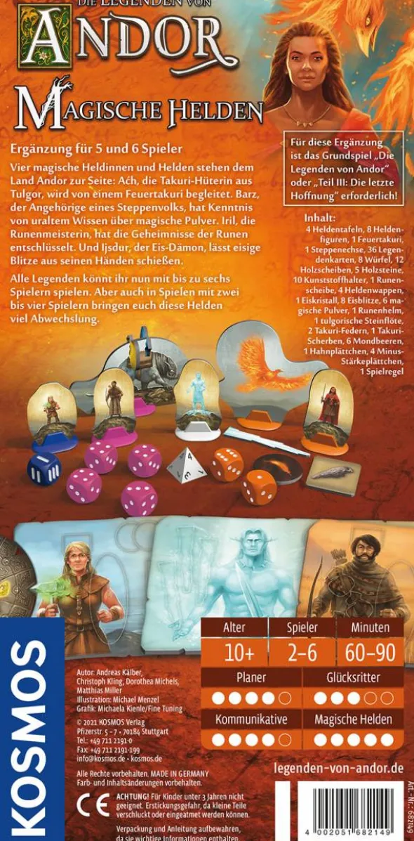 Andor - Magische Helden (Erg. für 5 - 6 Spieler) (Erw.)