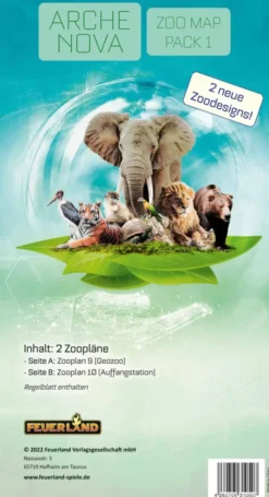 Arche Nova: Zoo Map Pack 1 (deutsch) (Erw.)