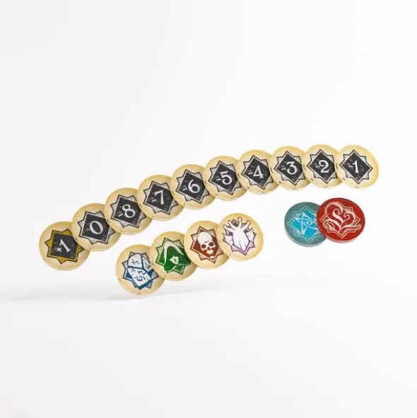 Arkham Horror: Chaos Tokens + Token Bag