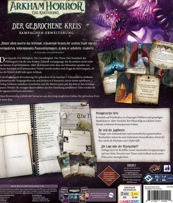 Arkham Horror: Das Kartenspiel - Der gebrochene Kreis (Kampagnen-Erweiterung) (Erw.)