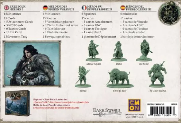A Song of Ice & Fire – FreeFolk Heroes 3 (Exp.) (international)