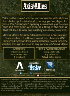 Axis & Allies Commanders (Exp.) (engl.)