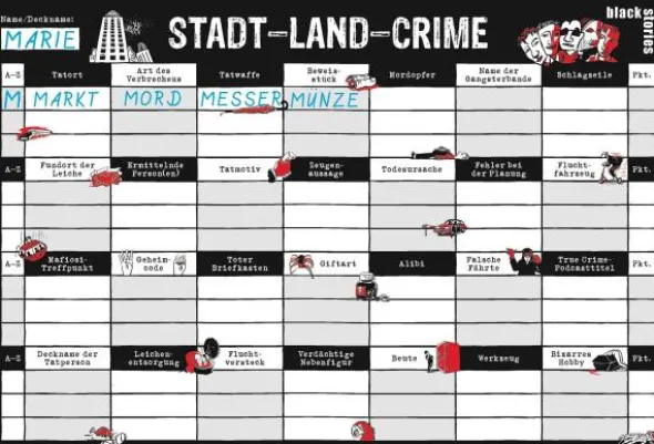black stories junior - Stadt-Land-Crime