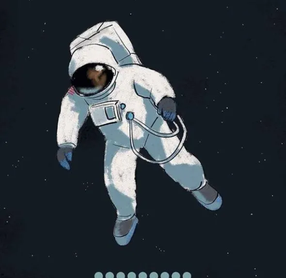 Blitz Zebra Astronaut