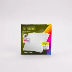 Board Game Sleeves Big Square Clear Matte