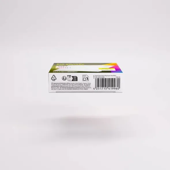 Board Game Sleeves Big Square Clear Matte