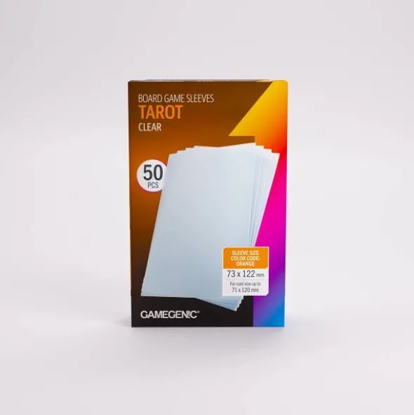 Board Game Sleeves Tarot-Size Clear