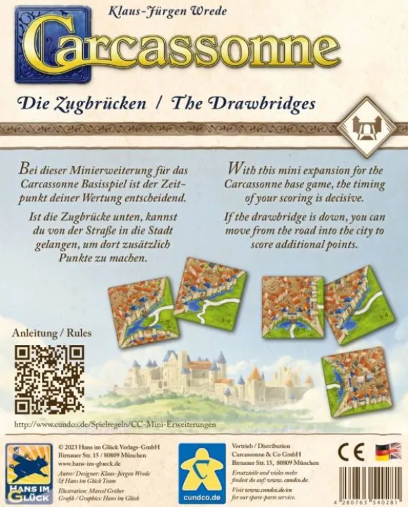 Carcassonne - Die Zugbrücken (Mini-Erw.)
