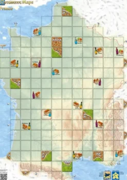 Carcassonne: Maps (7er Set) (Mini-Erw.) (deutsch/engl.)