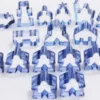 Carcassonne: Meeple - komplettes Spielfiguren-Set (19 Figuren) TRANSPARENT Blau