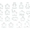 Carcassonne: Meeple - komplettes Spielfiguren-Set (19 Figuren) TRANSPARENT Farblos