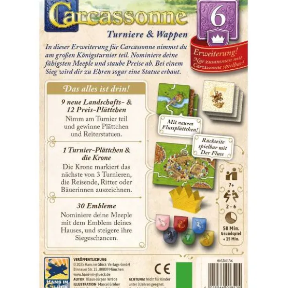 Carcassonne – Turniere & Wappen (Erw. 6)