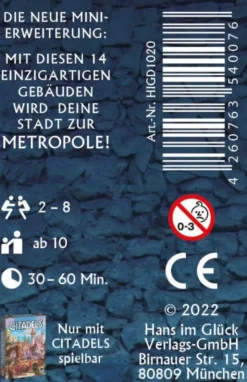 Citadels: Metropole (Mini-Erw.)