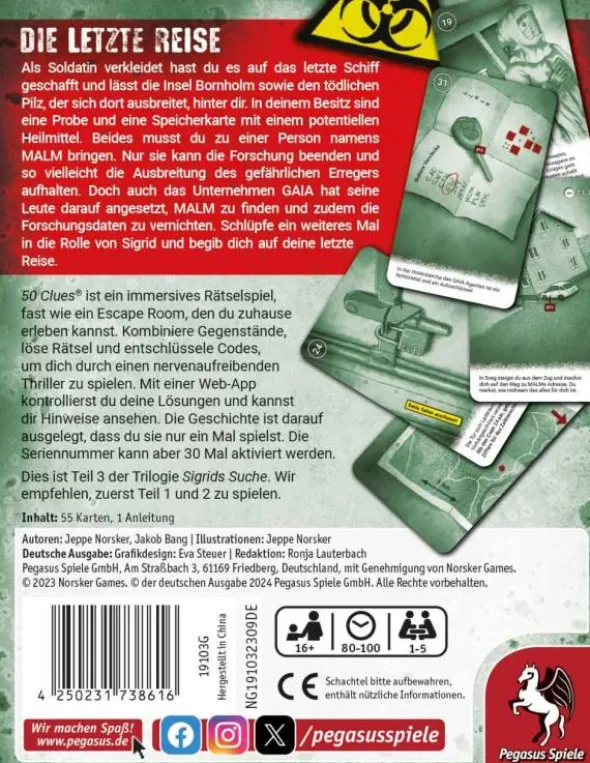 50 Clues – Die letzte Reise (Sigrids Suche, Teil 3 von 3)