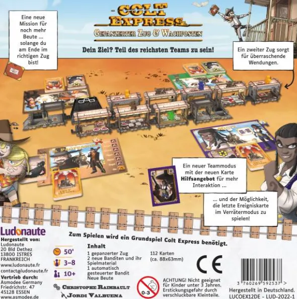 Colt Express: Gepanzerter Zug & Wachposten (Erw.)