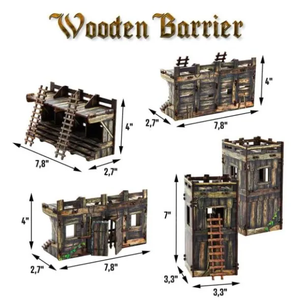 Constructions Set - Wooden Barrier