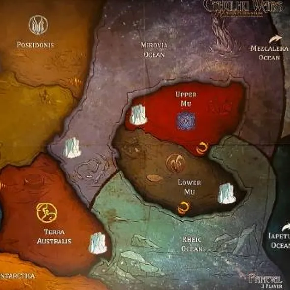 Cthulhu Wars: Primeval Earth Map (Exp.) (engl.)