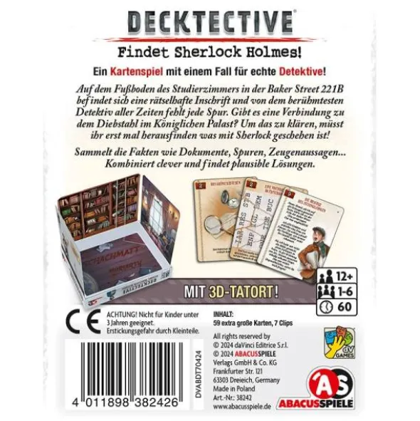 Decktective ? Findet Sherlock Holmes