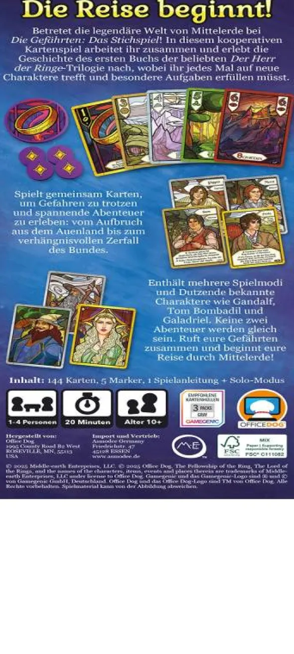 Der Herr der Ringe: Die Gefährten - Das Stichspiel