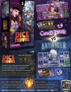 Dice Throne: Season Two - Cursed Pirate VS Artificer Reprint (engl.)