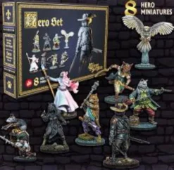 Die Katzen von Mont Saint Michel Hero Miniatures Set (Erw.) (deutsch)