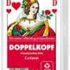 Doppelkopf Leinenprägung (Glasklares Etui)