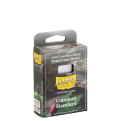 Dragon Shield: Board Game Sleeves Clear/NonGlare – Common Standard 63mm x 88mm (100)