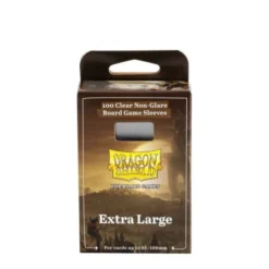 Dragon Shield: Board Game Sleeves Clear/NonGlare – Extra large 65mm x 100mm (100)