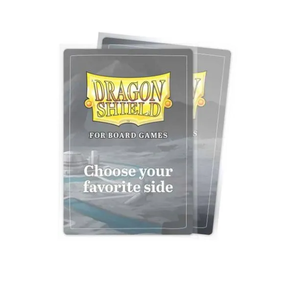Dragon Shield: Board Game Sleeves Clear/NonGlare – Grand Standard 88mm x 126mm (100)