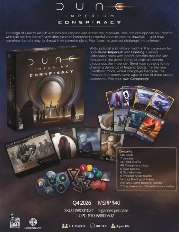Dune Imperium: Conspiracy (Exp.) (engl.)