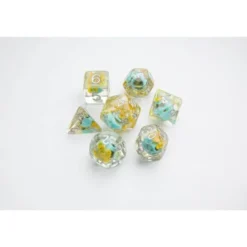 Embraced Series - Green Skull - RPG Dice Set
