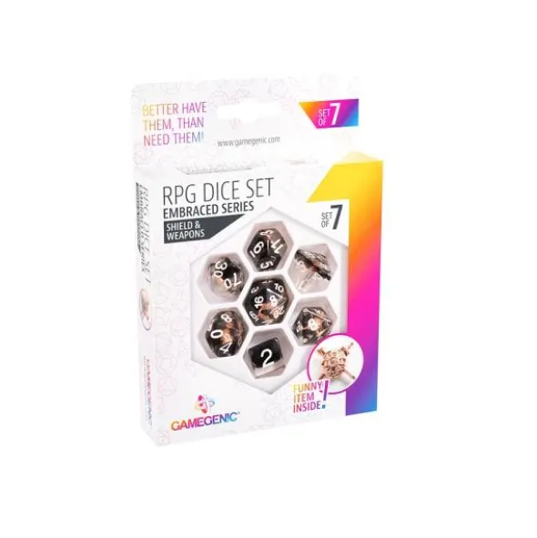 Embraced Series - Shield & Weapons - RPG Dice Set