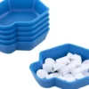 6er-Pack Shell Tokenhalter/Schälchen BLAU