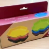 6er-Pack Shell Tokenhalter/Schälchen BRAUN
