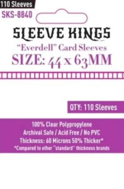 Everdell Compatible Mini Sleeves (110pcs) 44mm x 63mm - 8840