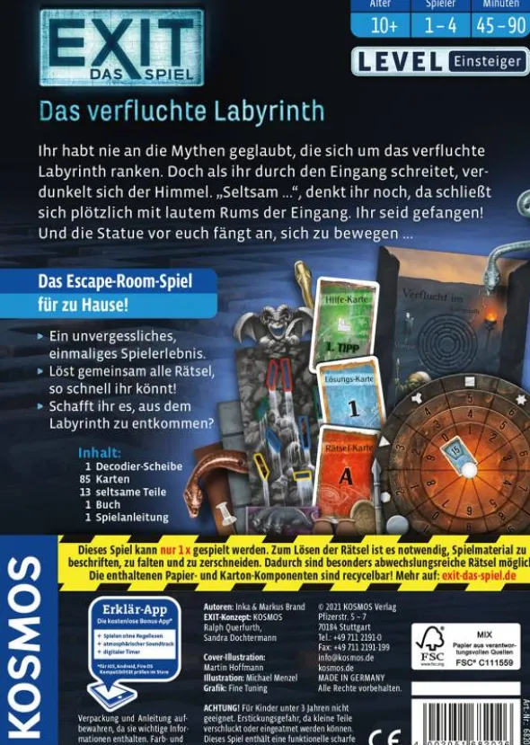 EXIT Das Spiel - Das verfluchte Labyrinth