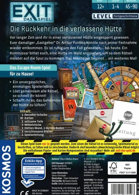 EXIT Das Spiel - Die Rückkehr in die verlassene Hütte