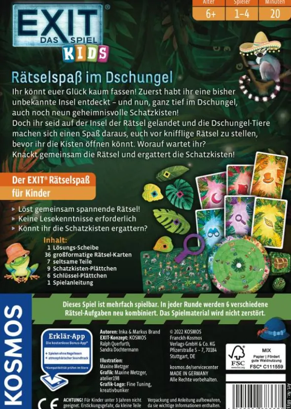 EXIT Das Spiel Kids - Rätselspaß im Dschungel