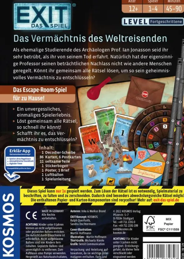 EXIT - Das Vermächtnis der Weltreisenden