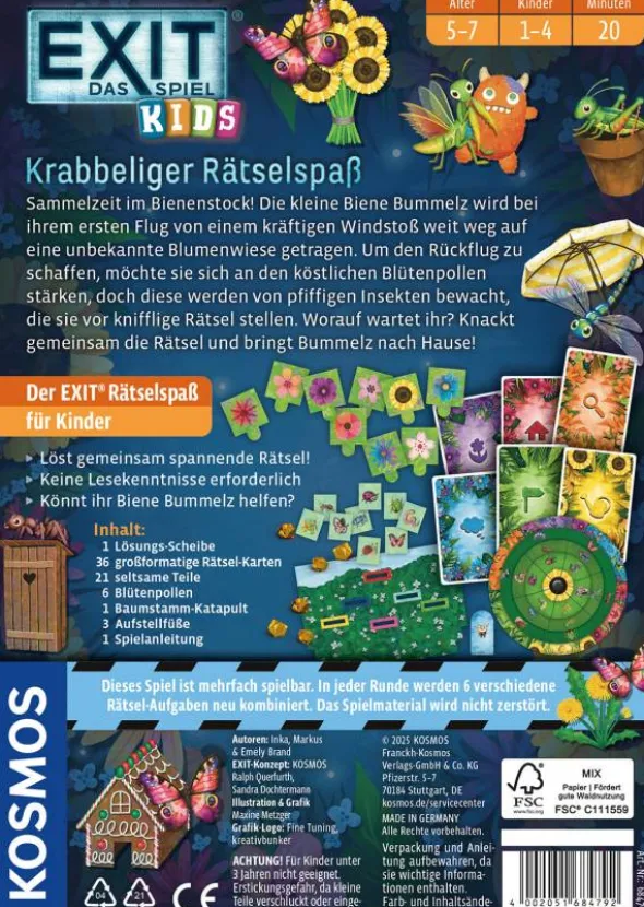 EXIT® Kids Krabbeliger Rätselspaß