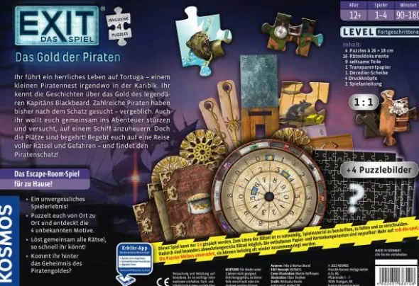 EXIT - Spiel+Puzzle - Das Gold der Piraten