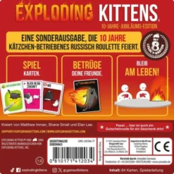 Exploding Kittens: 10-Jahre-Jubiläums-Edition (Tin)