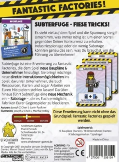Fantastic Factories: Subterfuge (Erw.) (deutsch)