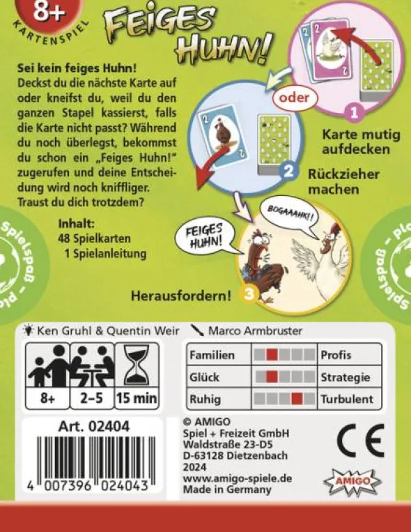 Feiges Huhn!