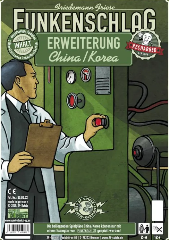 Funkenschlag Erw. 4 (Recharged Version): China/Korea