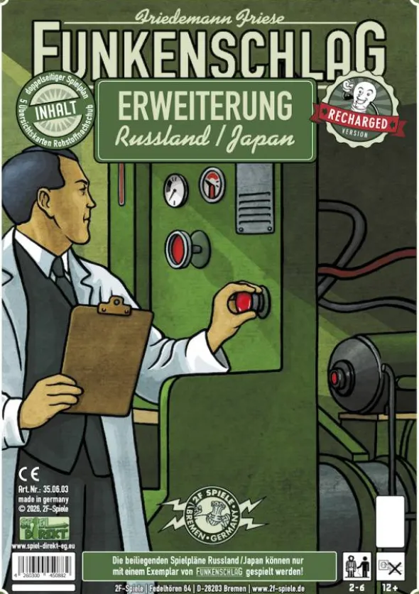 Funkenschlag Erw. 6 (Recharged Version): Russland/Japan