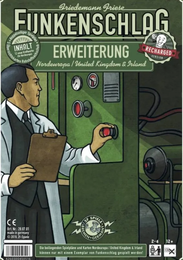Funkenschlag Recharged - Nordeuropa/United Kingdom & Irland Recharged (Erw. 8)