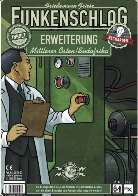 Funkenschlag (Recharged Version): Mittlerer Osten/Südafrika (Erw. 12)